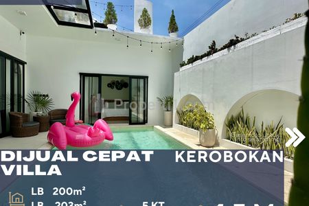 Dijual Villa Bagus di Kerobokan Badung Bali Full Furnished