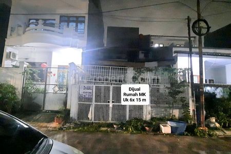 Dijual Rumah Tua di Muara Karang, Jakarta Utara - Ukuran 6 X 15 (Meter)