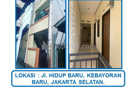Jual Cepat Harga Spesial Rumah Tinggal 2 Lantai dan 6 Kamar di Jl. Hidup Baru, Gandaria Utara, Kebayoran Baru, Jakarta Selatan