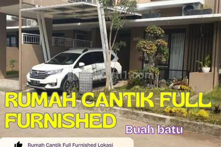 Jual Rumah Cantik Full Furnished Siap Huni Lokasi Strategis dekat Tol Buah Batu Bandung