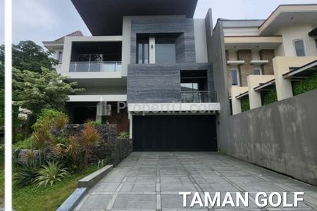 Dijual Rumah Citraland Taman Golf Surabaya - Full Furnished Modern - Bangunan Baru Strategis Dekat Jazirah Golf, Selat Golf