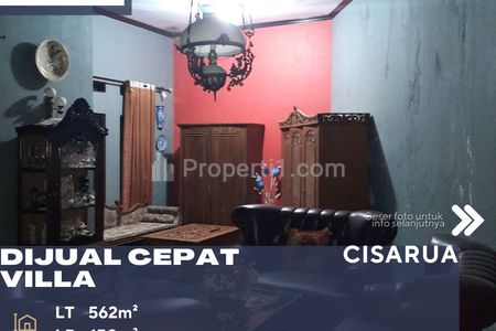 Dijual Rumah Villa Penginapan Area Puncak di Cisarua Bogor