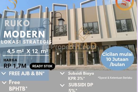 Jual Ruko Svarna Square di Pinang Tangerang, Lokasi Strategis Siap Pakai