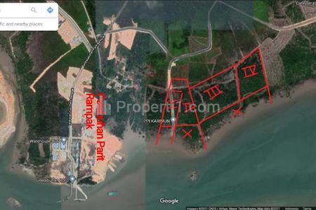Jual Tanah Free Trade Zone di Pulau Karimun Menjorok ke Laut Selat Malaka Kepulauan Riau Cocok Buat Perusahaan Shipyard