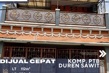 Jual Rumah Dalam Komplek PTB Siap Huni di Duren Sawit Jakarta Timur