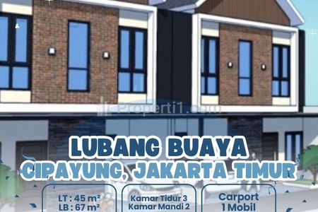 Dijual Rumah Inden Desain Scandinavian di Lubang Buaya, Jakarta Timur