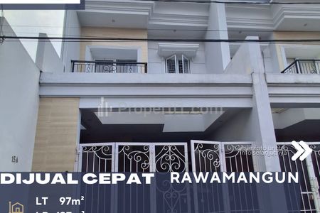 Dijual Rumah Baru Renovasi di Rawamangun Jakarta Timur