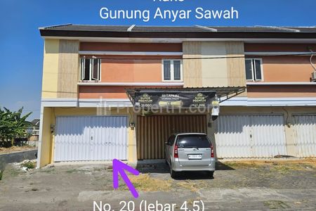 Jual Ruko Gunung Anyar Dekat Kampus UPN Veteran dan Politeknik Pelayaran, Cocok untuk Usaha Apotek Bengkel
