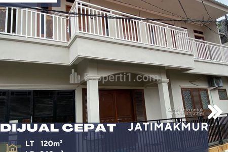 Dijual Rumah Baru Renovasi + 4 Pintu Kontrakan di Jatimakmur Bekasi