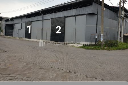 Dijual 2 Jejer Unit Gudang Osowilangun Permai - Tambak Osowilangun - Benowo - Surabaya Barat - Akses Truk Kontainer - Dekat Pelabuhan Teluk Lamong