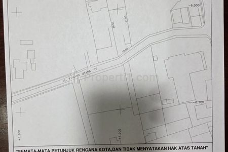 Jual Tanah SHM Nego Luas 884 m2 di Kemang Utara IX, Nempel RS Siloam Buncit Raya, Mampang Prapatan, Jakarta Selatan