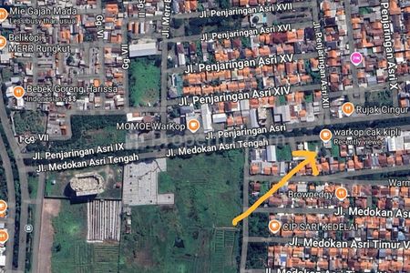 Dijual Tanah Siap Bangun Raya Medokan Asri Rungkut