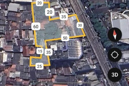 Jual Nego Tanah SHM Strategis Zona Komersil Luas 2804 m2 di Raya Fatmawati, Gandaria, Kebayoran Baru, Dekat Cilandak, Kemang, Jakarta Selatan