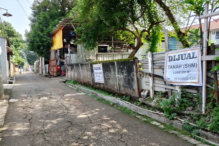 Jual Tanah Kebun Pinggir Jalan Kampung di Jatiasih Bekasi, Bebas Banjir, Dekat Pintu Tol Jatiwarna dan Pintu Tol Jatibening, Dekat Kantor Kelurahan