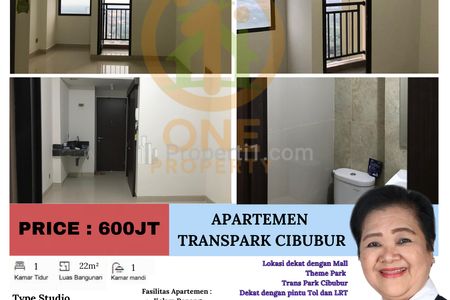 Dijual Apartemen Transpark Cibubur, Cimanggis - Depok