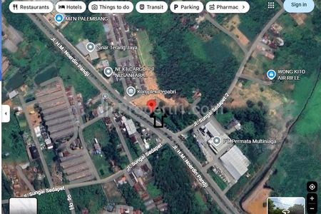 Dijual Tanah Seluas 12 ha di Jl. Baru Bandara Palembang