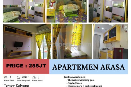 Dijual Apartemen Akasa, Serpong Utara, Tangerang Selatan