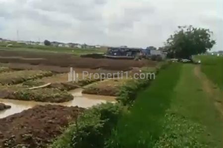 Dijual Tanah untuk Perumahan Pinggir Jalan Raya Jagawana Dekat Cikarang Utara
