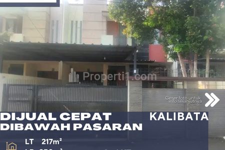 Dijual Rumah Bagus Siap Huni Lingkungan Tenang Harga di Bawah Pasaran di Kalibata Jakarta Selatan