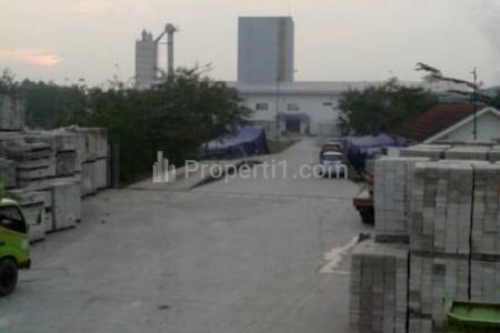 Jual Cepat Gudang Siap Pakai Luas Tanah 3,9 Hektar Bangunan 1 Hektar di Dekat Kawasan Deltamas, Akses Kontainer 40 Feet, Cikarang, Jawa Barat