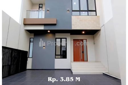 Dijual Rumah Baru Modern 3+1 KT di Perumahan Eksklusif Meruya, Jakarta Barat