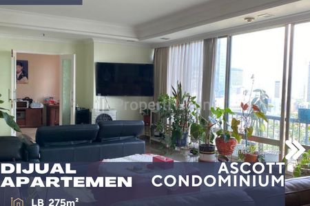 Dijual Apartemen Ascott Thamrin Jakarta 3+1BR Fully Furnish