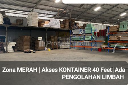 Dijual Pabrik Gudang di Kawasan Industri Kepatihan Gresik Jawa Timur - Zona Merah - Akses Truk Kontainer - Ada Pengolahan Limbah - Lokasi Bagus