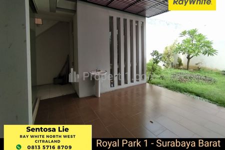 Jual Murah Rumah Royal Park 1 Citraland Surabaya Barat, Lokasi Terdepan Dekat Gwalk Citraland, Sekolah Ciputra, Unesa