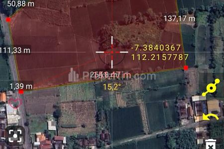Dijual Tanah Zona Industri di Kabuh, Jombang
