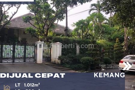 Jual Rumah Bagus dalam Perumahan Area Elit di Kemang Jakarta Selatan
