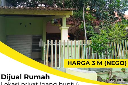 Dijual Rumah Mulyosari Utara Gang Buntu Privasi Keluarga