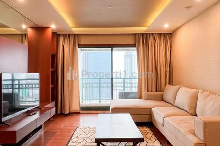 Disewakan Apartemen Pavilion Jakarta Pusat – 2 BR 115 sqm Full Furnished+Renovated, Dekat Sudirman, SCBD & Citywalk