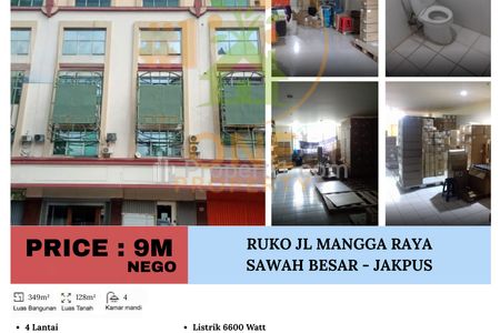 Dijual Ruko Jl Mangga Dua Raya, Mall Mangga Dua, Sawah Besar - Jakarta Pusat