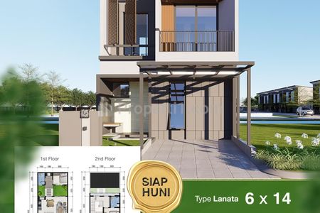 Jual Rumah Siap Huni, Moderen Minimalis di Lingkungan Hijau dan Asri di Manggala, Makassar