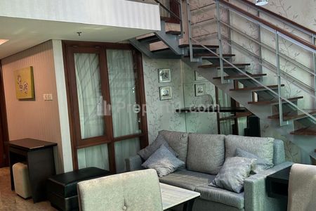 For Rent Apartment Bellagio Mansion Mega Kuningan 2BR Beside Ritz Carlton - Type Loft / Duplex Furnished Close to One Satrio LRT MRT Busway