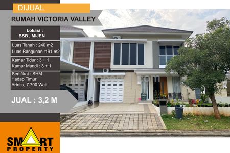 Dijual Rumah Bagus di Citraland BSB City Semarang Cluster Victoria Valley