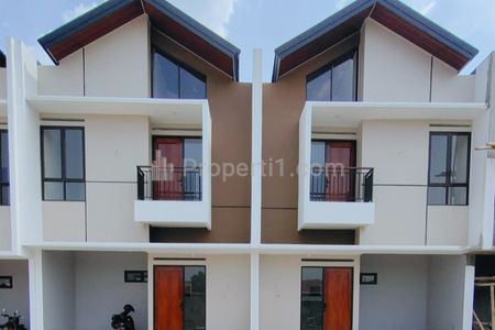Rumah Dijual Model Scandinavian di Bakti Jaya Serpong Tangerang Selatan