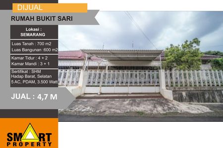 Rumah Dijual Cepat Bebas Banjir di Bukit Sari Semarang