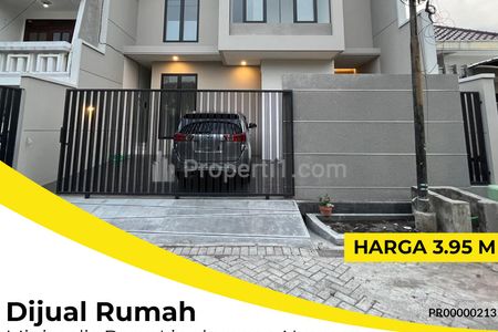 Dijual Rumah Manyar Tirtoasri Surabaya Timur Minimalis Baru Dua Lantai