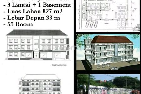 Jual Lahan Strategis Siap Bangun Hotel Mewah di Pakualaman - Selangkah dari Malioboro Yogyakarta