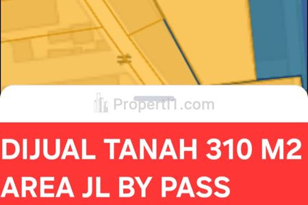 Dijual Tanah 310 m2 Area Jl By Pass Ngurah Rai Sesetan Denpasar Bali