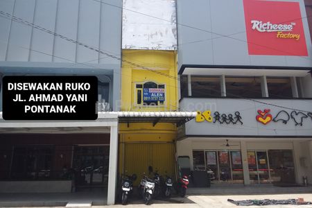 Disewakan Ruko Jalan Ahmad Yani, Pontianak, Kalimantan Barat