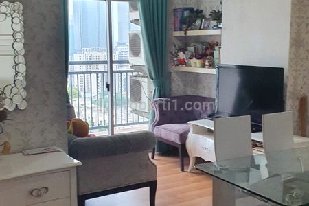 For Rent Apartemen Cosmo Terrace Thamrin City 2 Kamar Tidur Fully Furnished, Dekat Pasar Tanah Abang, Grand Indonesia, dan Plaza Indonesia