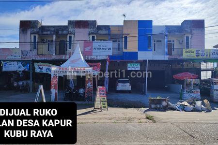 Dijual Ruko di Jalan Desa Kapur, Kubu Raya, Kalimantan Barat