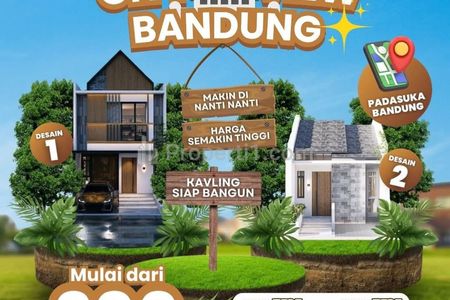 Dijual Rumah di Dataran Tinggi Padasuka Bandung - Mulai 300 Jutaan