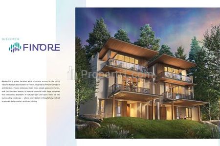 JUAL RUMAH EXCLUSIVE Cluster Finore ala FINLANDIA Gading Serpong Tangerang Harga Mulai 3,4 M- 5,9 M Tipe 4+1 Kamar Unfurnished - BEBAS BANJIR