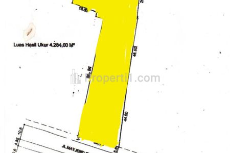 Dijual Tanah 4284 m2 di Jalan Raya Mayjen Sungkono - Surabaya - Nol Jalan Raya - SHM - Komersial Area Cocok Buat Segala Usaha Dekat Akses Tol Satelit