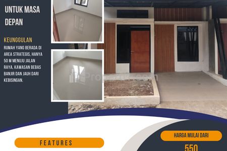 Dijual Rumah DP Nol Rupiah Sukatani, Cibubur, Depok