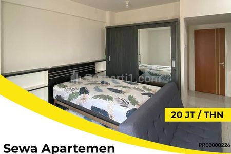 Disewakan Apartemen Puncak CBD Lantai 30 Tipe 2BR Diubah Jadi Studio Kondisi Furnished