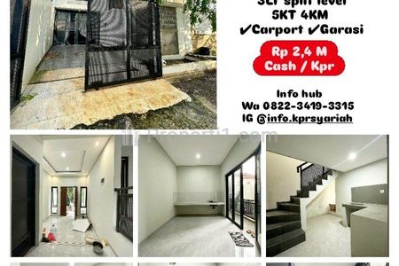 Dijual Rumah 3 Lantai di Duren Sawit, Jakarta Timur Dekat Terusan BKT